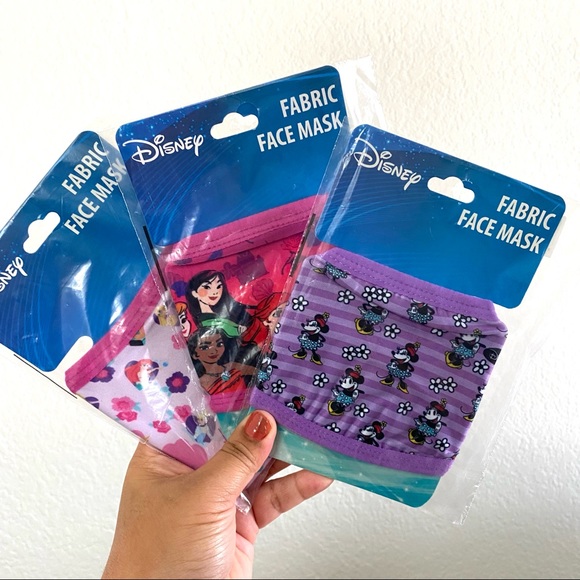Disney Other - Last one❗️ 3-Pack Disney Princess Face Masks NWT